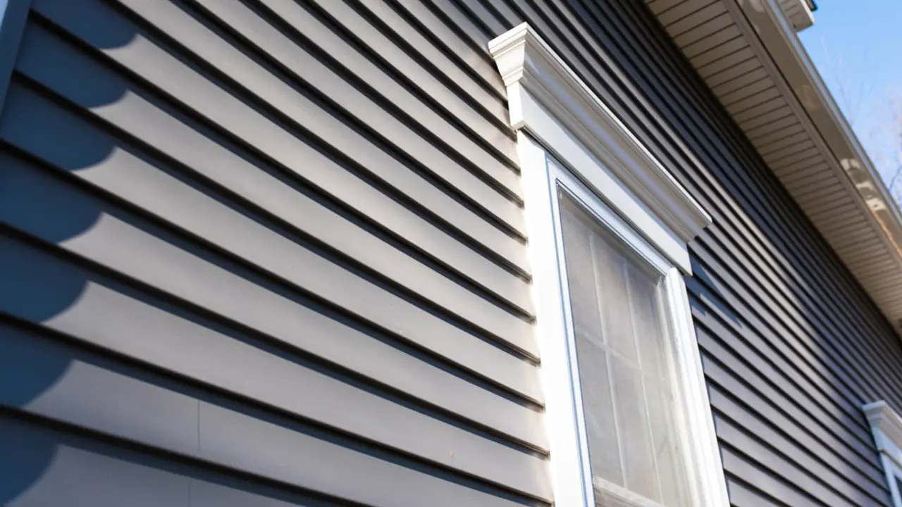 Radiant siding contractors fitting new engineered-wood lap siding on a Sioux Falls home.